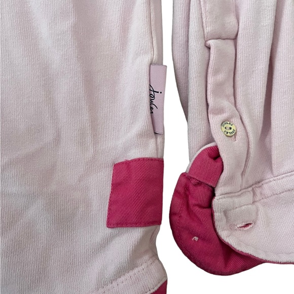 Joules Womens Pink Pullover V Neck With Buttons Size Small UK Womens - Picture 11 of 12